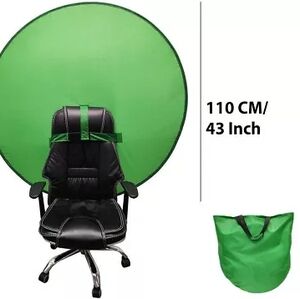 Green Office Chair Backdrop